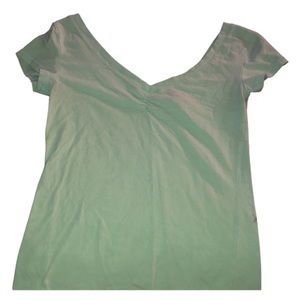 𝅺Wet Seal small green  double  V-neck front & back